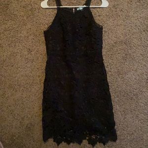 Small black lace dress